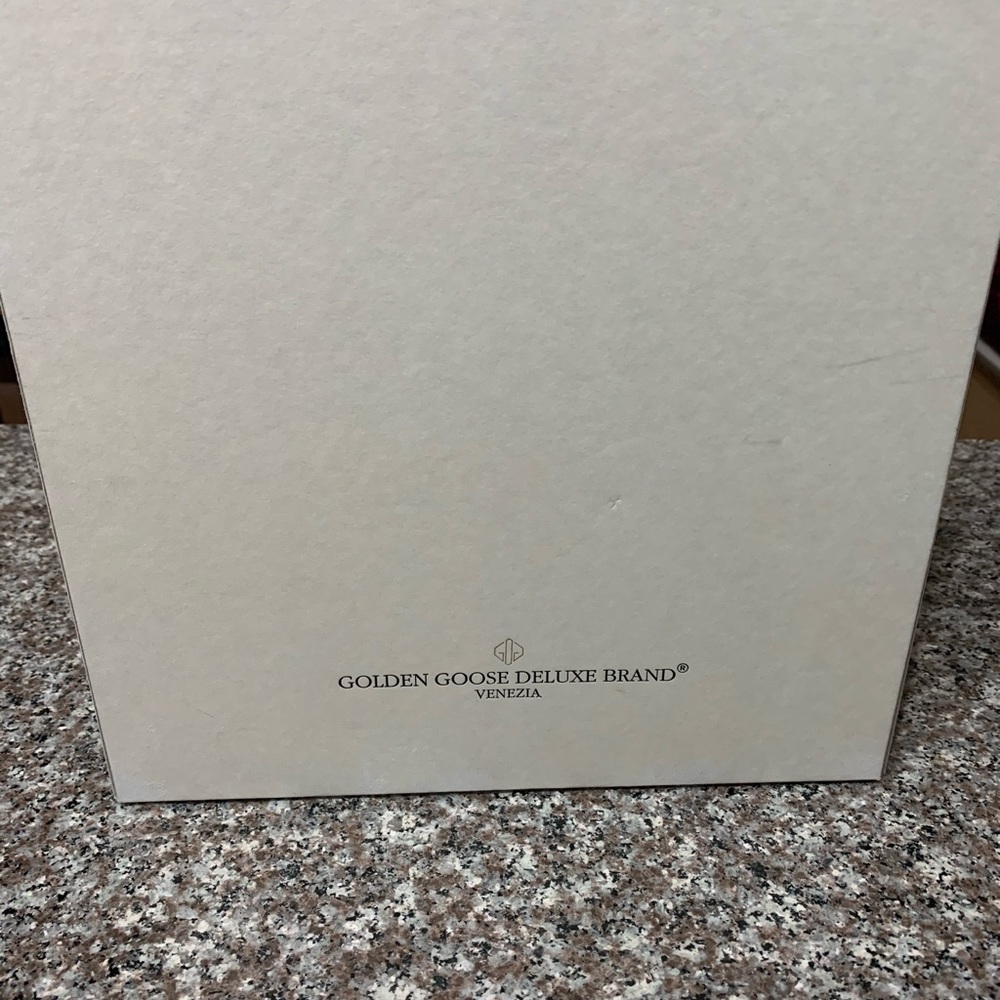 Golden goose silver glitter boots!